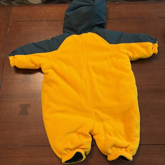 NFL Green Bay Packers fleece lined onesie snowsuit reversible 6-9 months - Picture 7 of 9